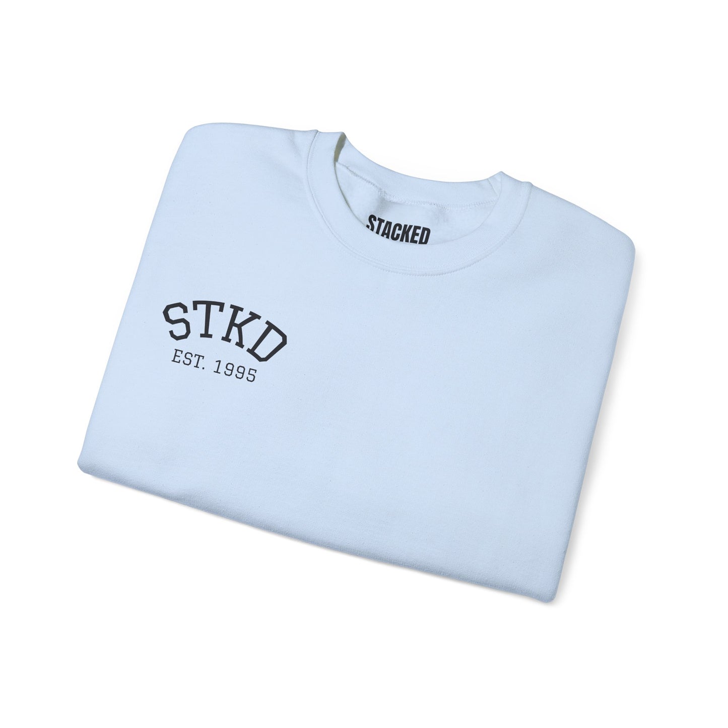 Vintage-Inspired Crewneck - Red