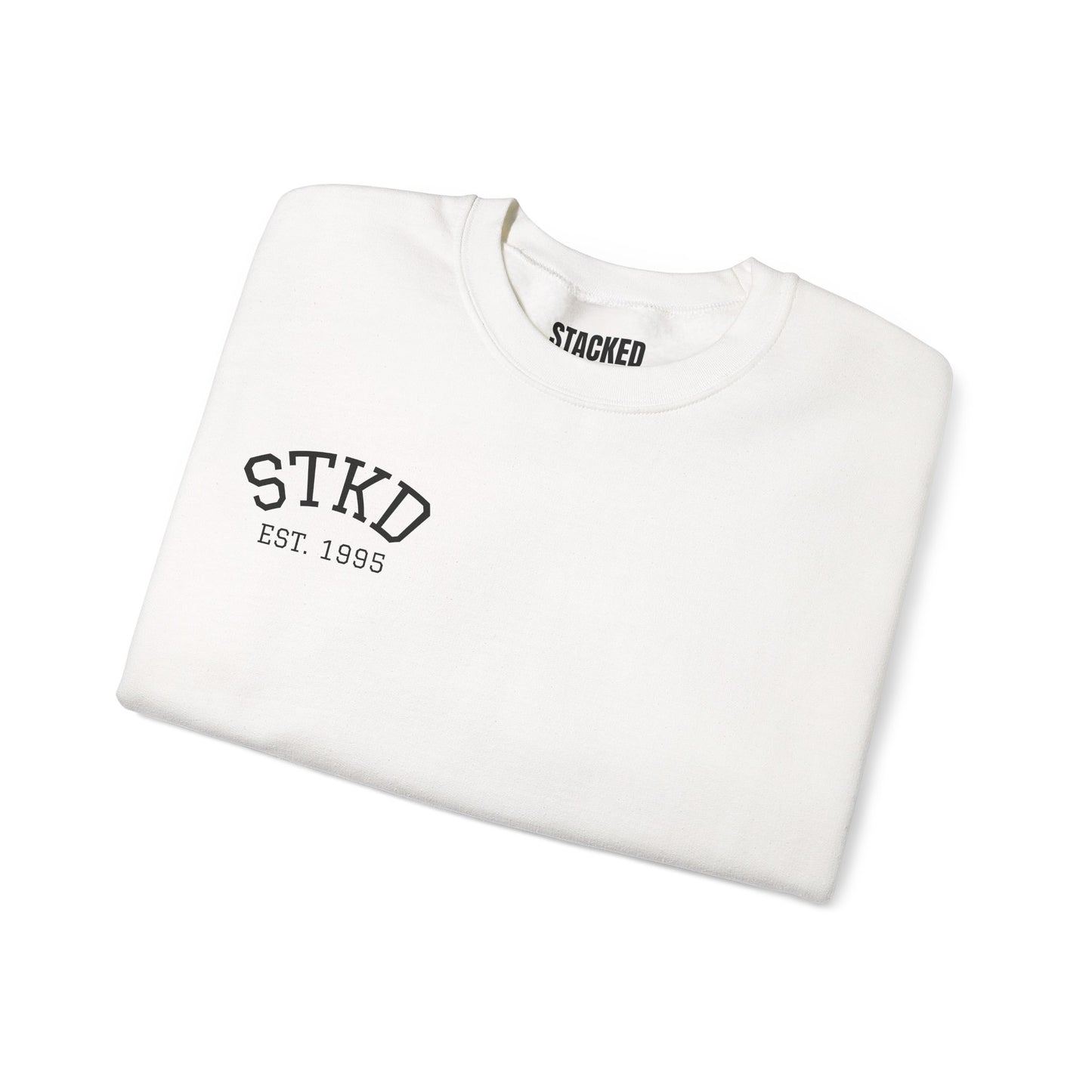 Vintage-Inspired Crewneck - Red