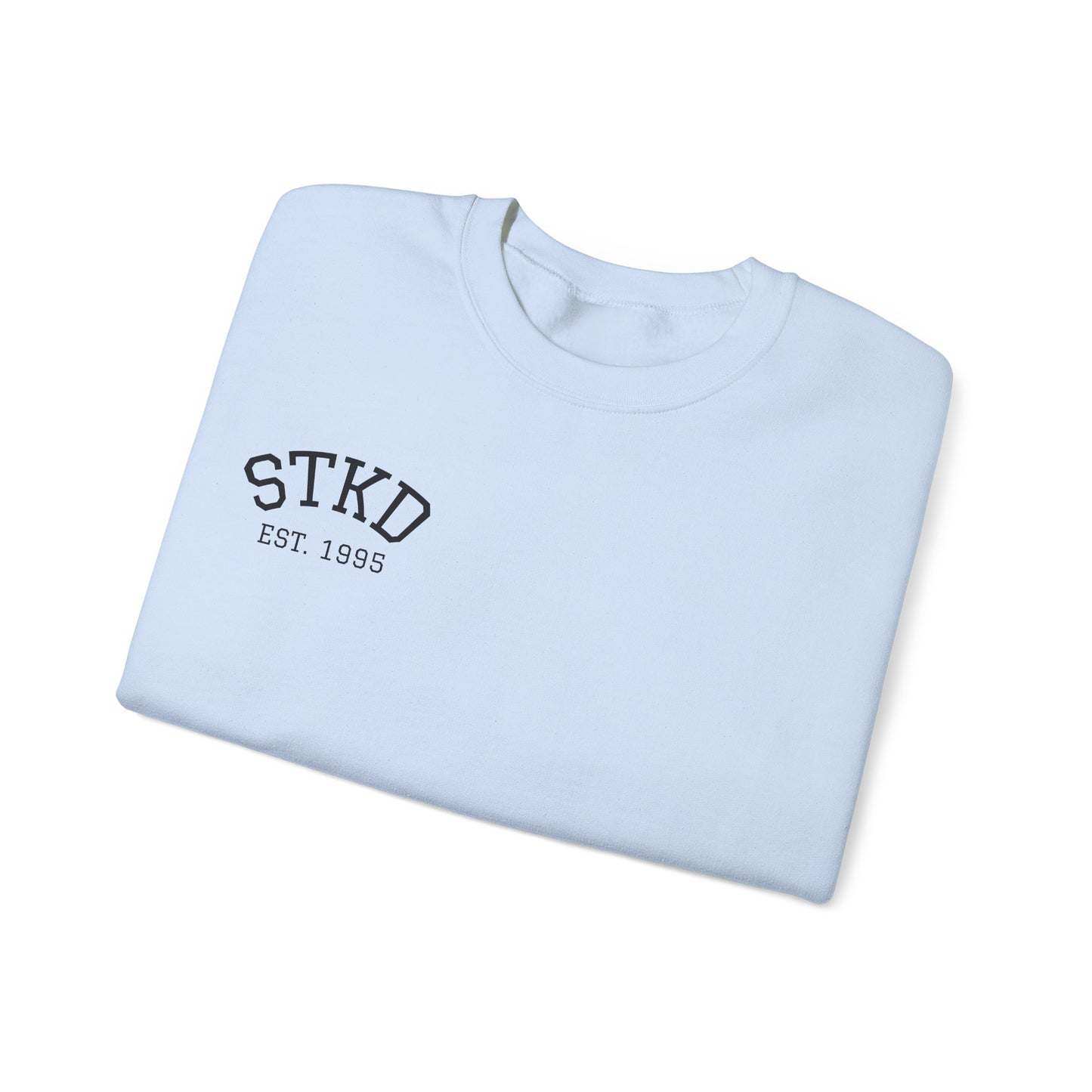 Vintage-Inspired Crewneck - Light Pink