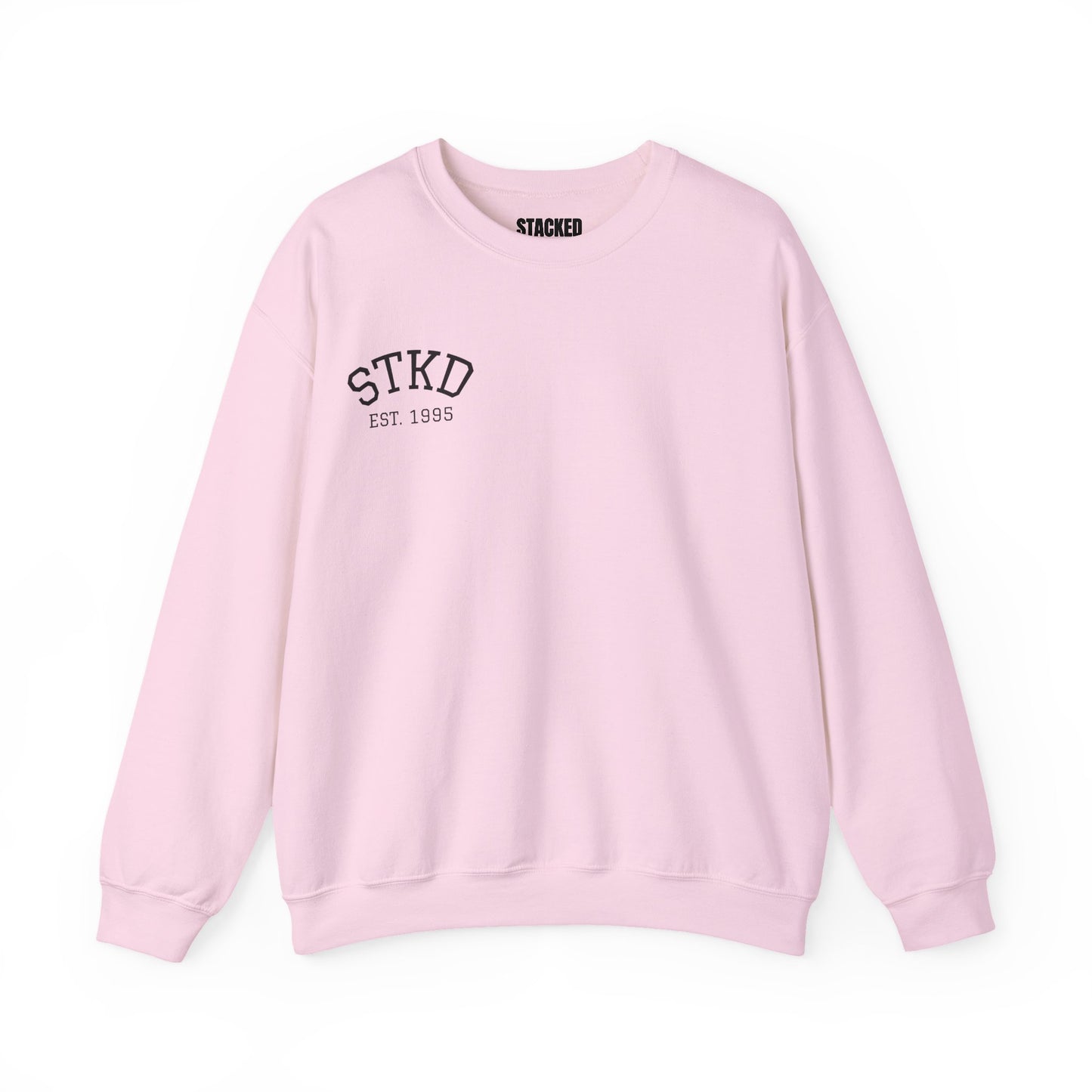 Vintage-Inspired Crewneck - Red