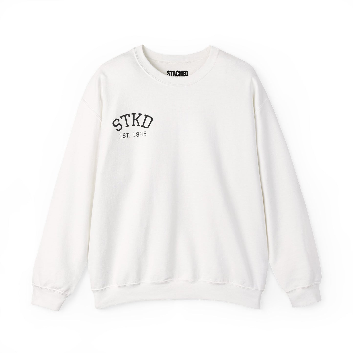 Vintage-Inspired Crewneck - Red