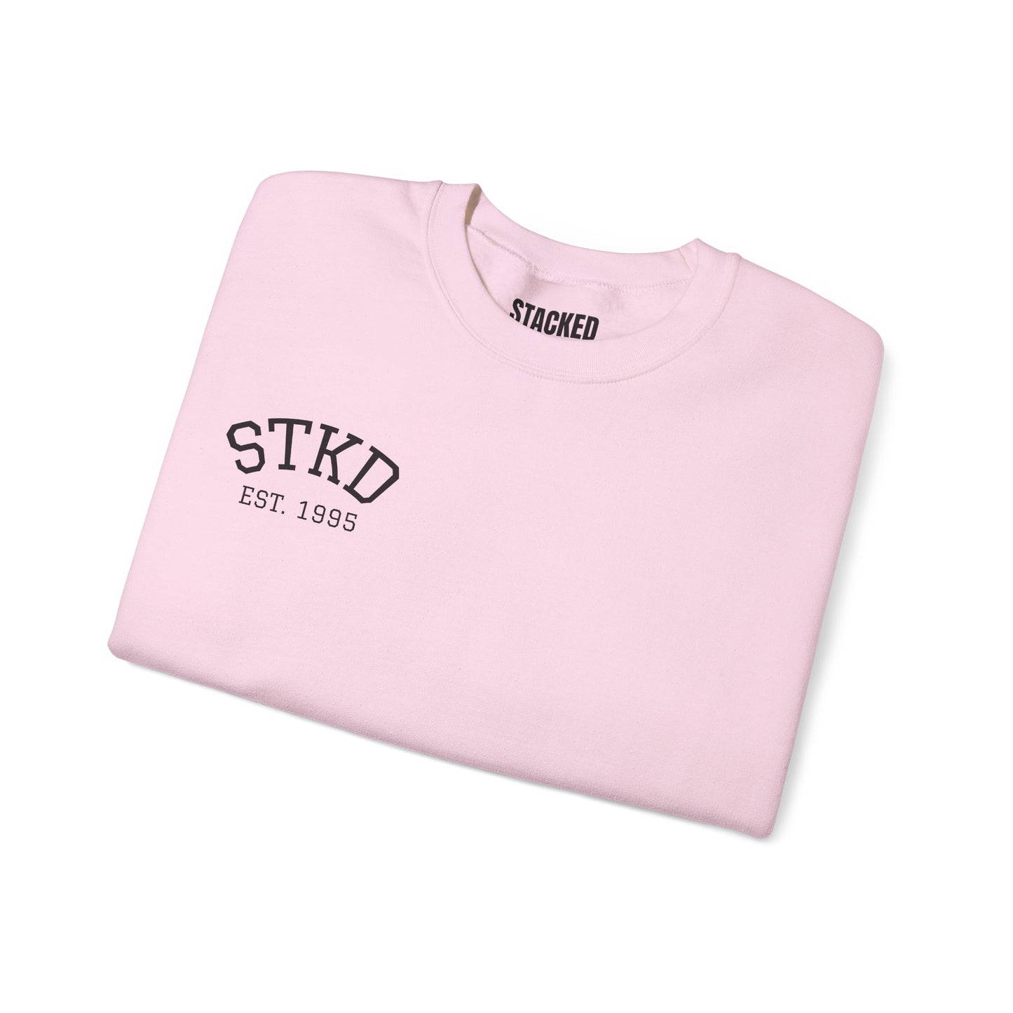 Vintage-Inspired Crewneck - Red