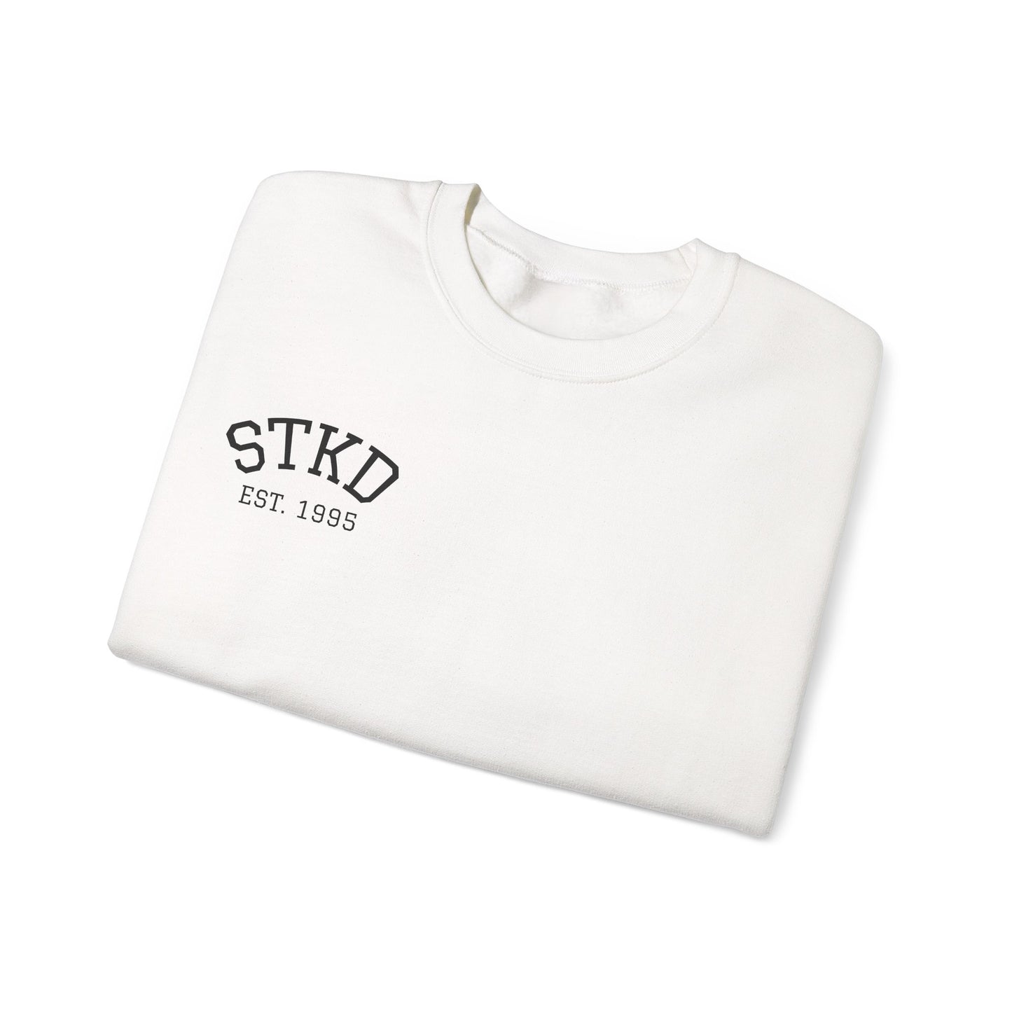 Vintage-Inspired Crewneck - Light Pink