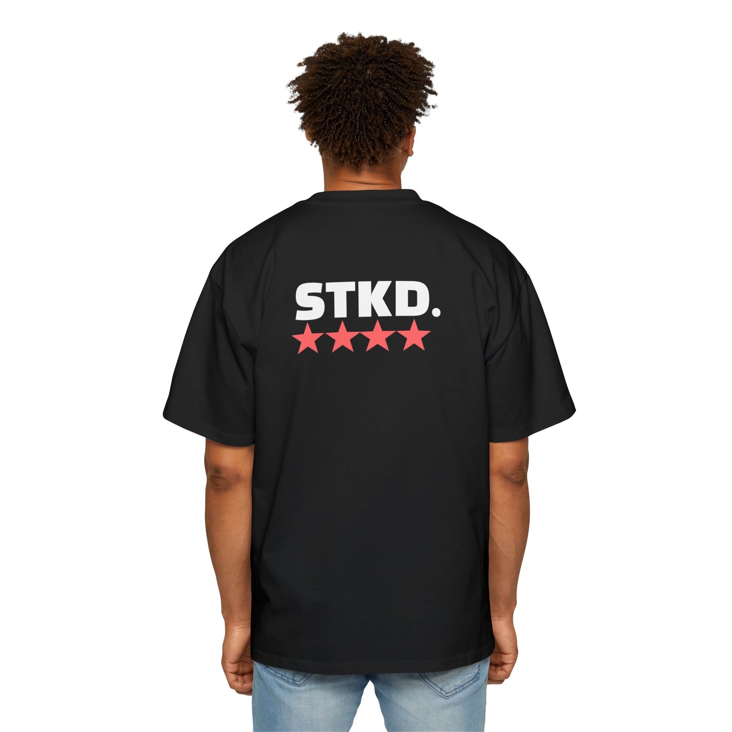 Oversized STKD Tee - Black